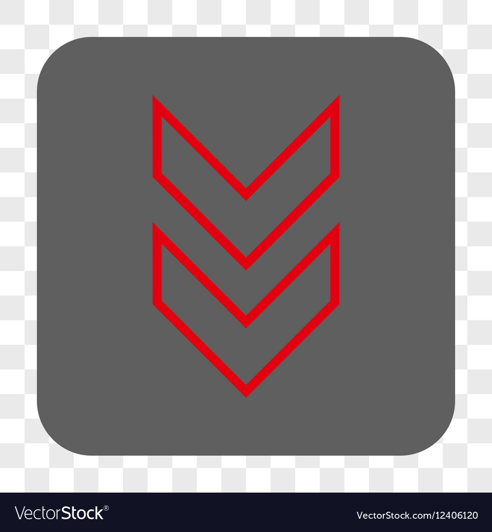 Shift down rounded square button