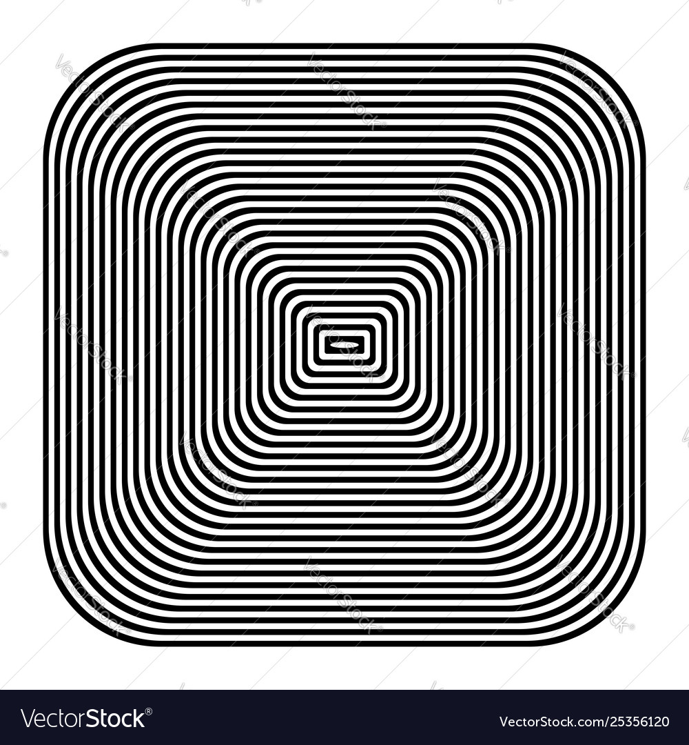 Square design element vector image Square design element