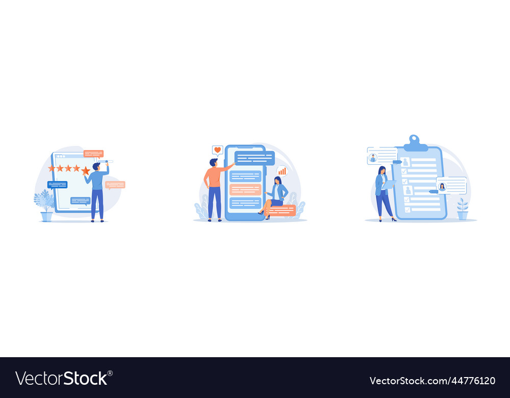 User feedback and website rating abstract concept
