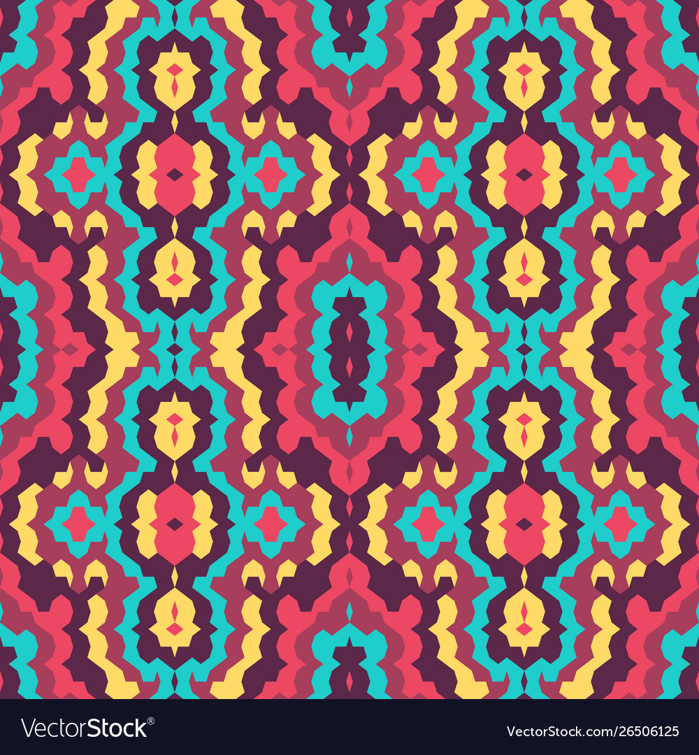 Abstract colored seamless pattern for your design Vector Image Abstract colored seamless pattern for your design