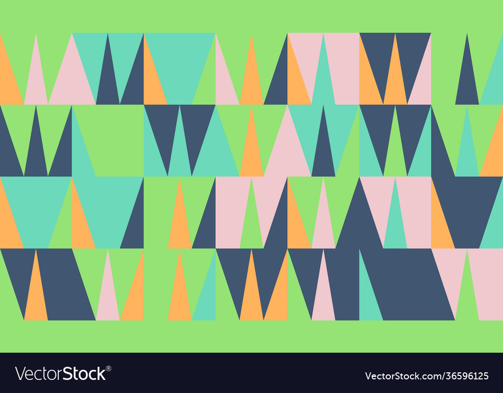Abstract mosaic pattern design vector image Abstract mosaic pattern design