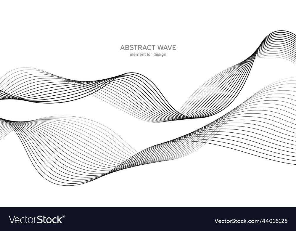 Abstract wave element for design digital vector image Abstract wave element for design digital