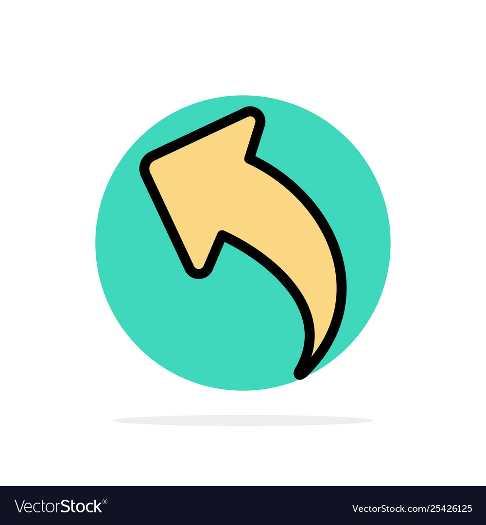 Arrow left up arrows abstract circle background vector image Arrow left up arrows abstract circle background