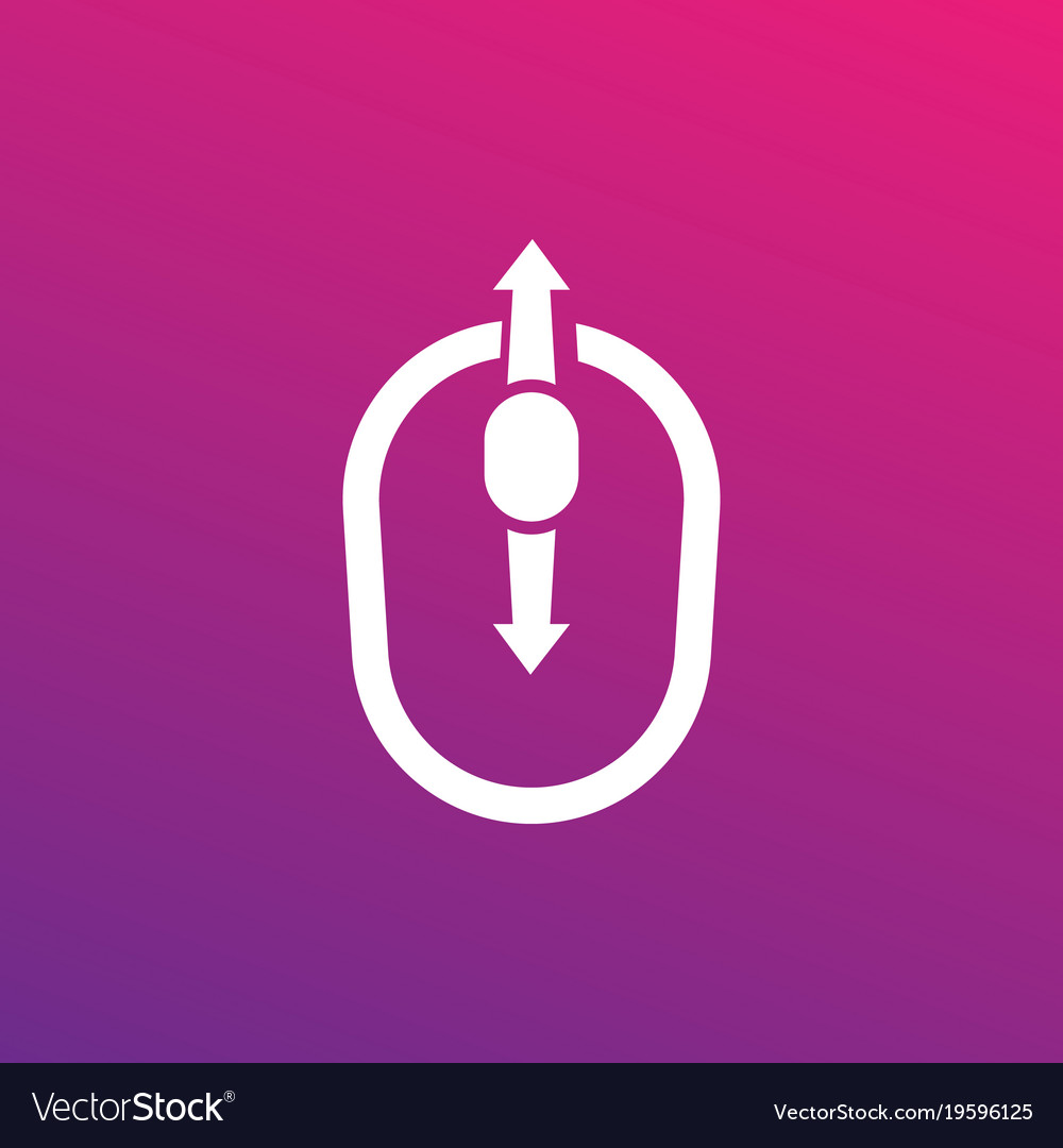 Scroll up and down icon royalty free vector image