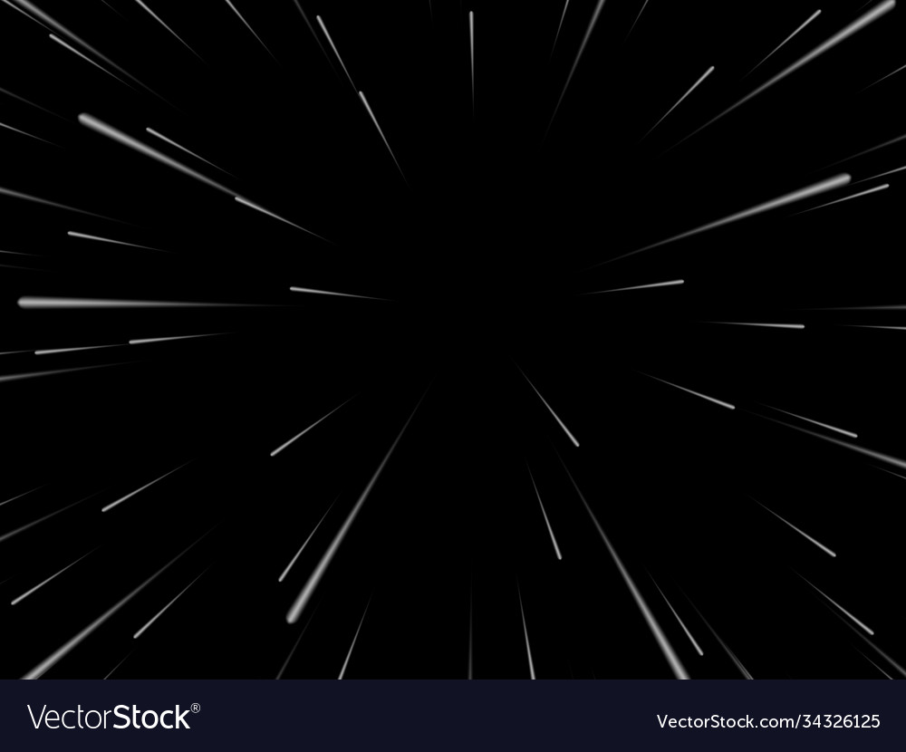 Space speed abstract starburst dynamic lines vector image Space speed abstract starburst dynamic lines