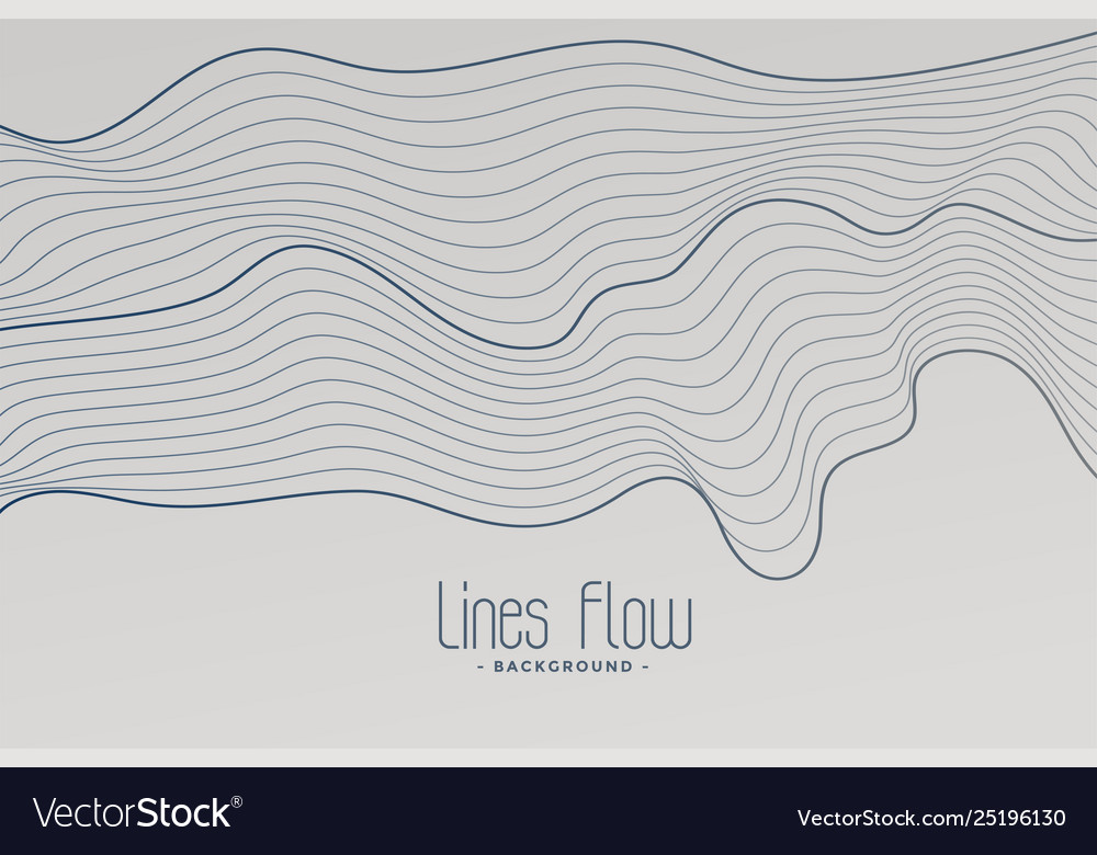 Abstract contour style lines background