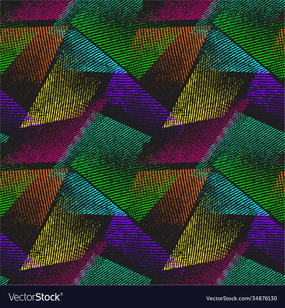 Abstract seamless chaotic pattern with urban