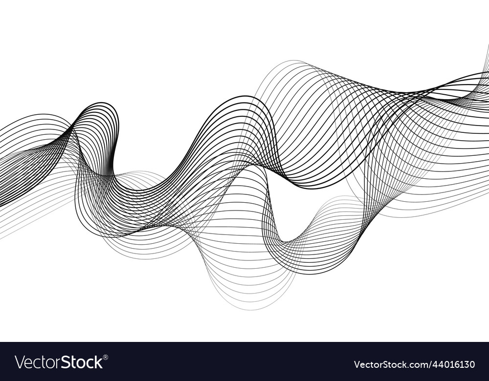 Abstract wave element for design digital vector image Abstract wave element for design digital