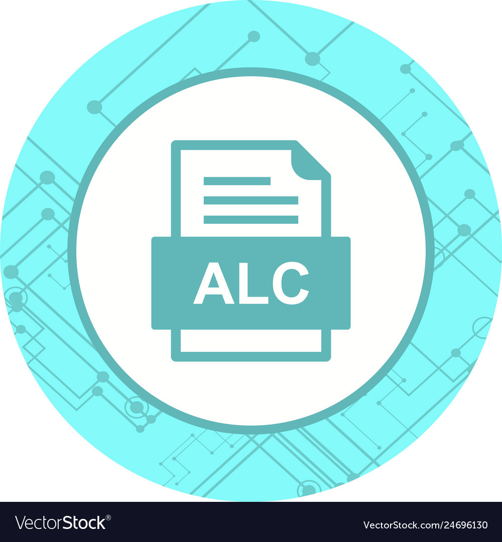 Alc file document icon