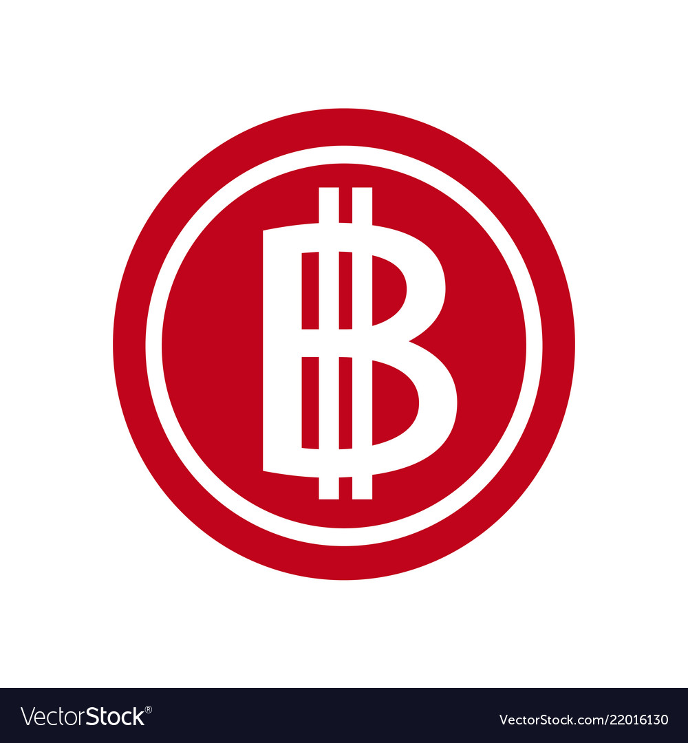 Bitcoin icon design Vector Image Bitcoin icon design