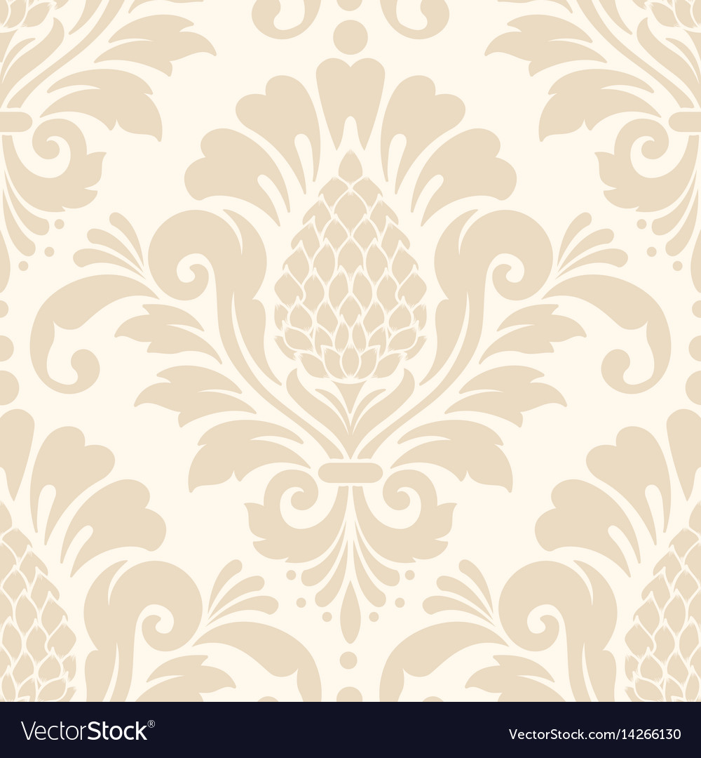 Elegant Damask Floral Pattern