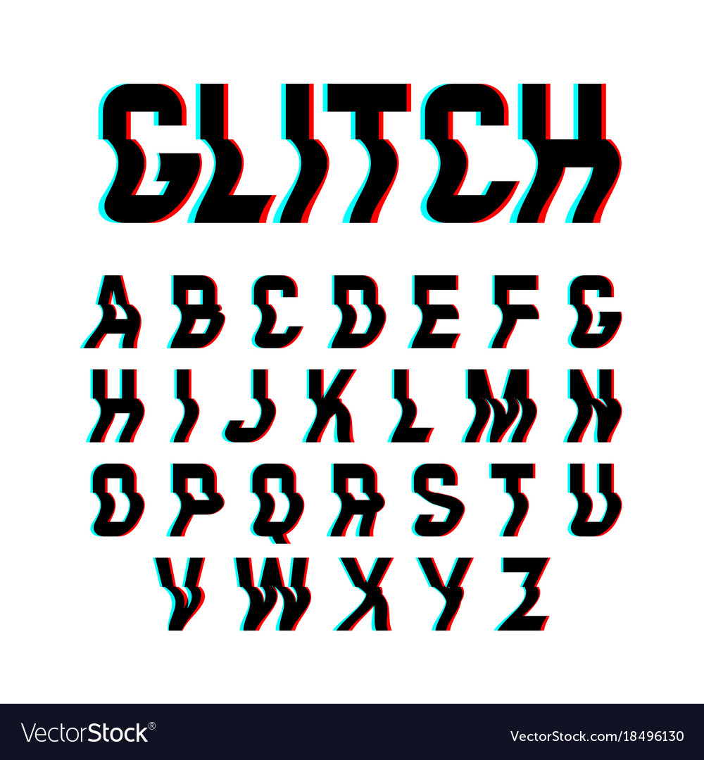 35+ Best Glitch Fonts with Aesthetic Distortion - Download Free on