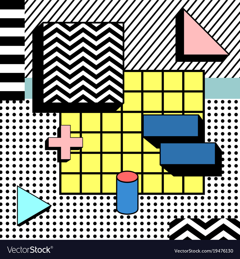 Light block colorful geometric stylish background