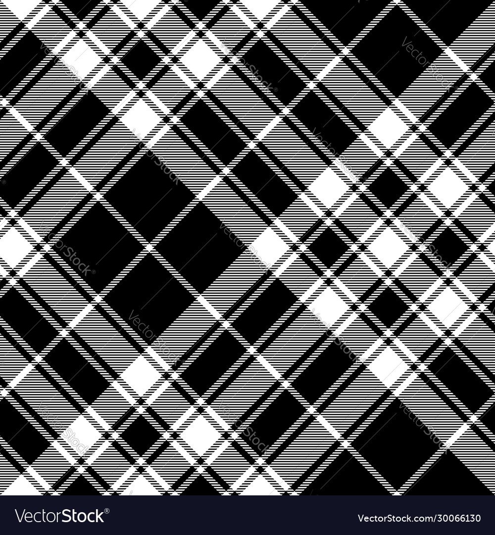 Pride scotland tartan diagonal plaid seamless Vector Image
