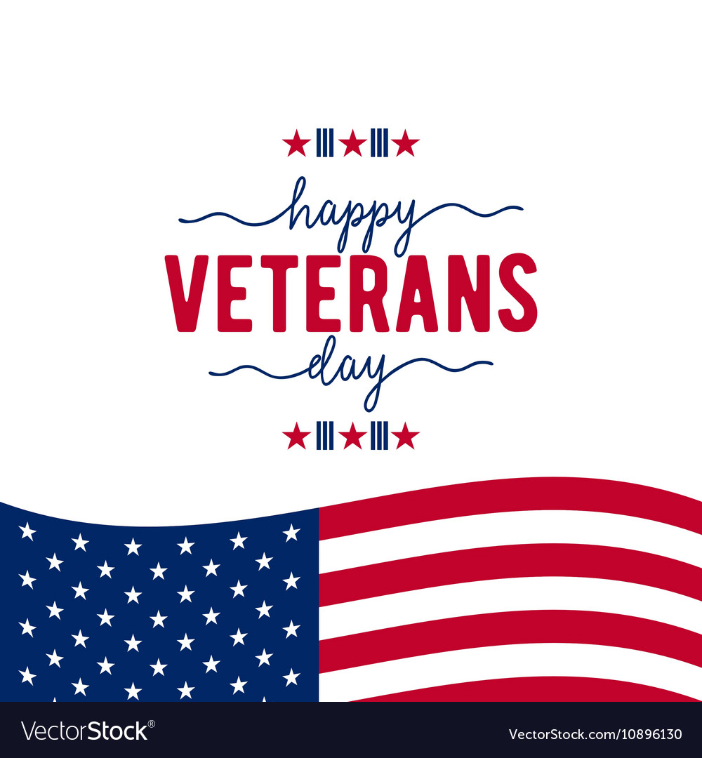 Veterans Day American Flag