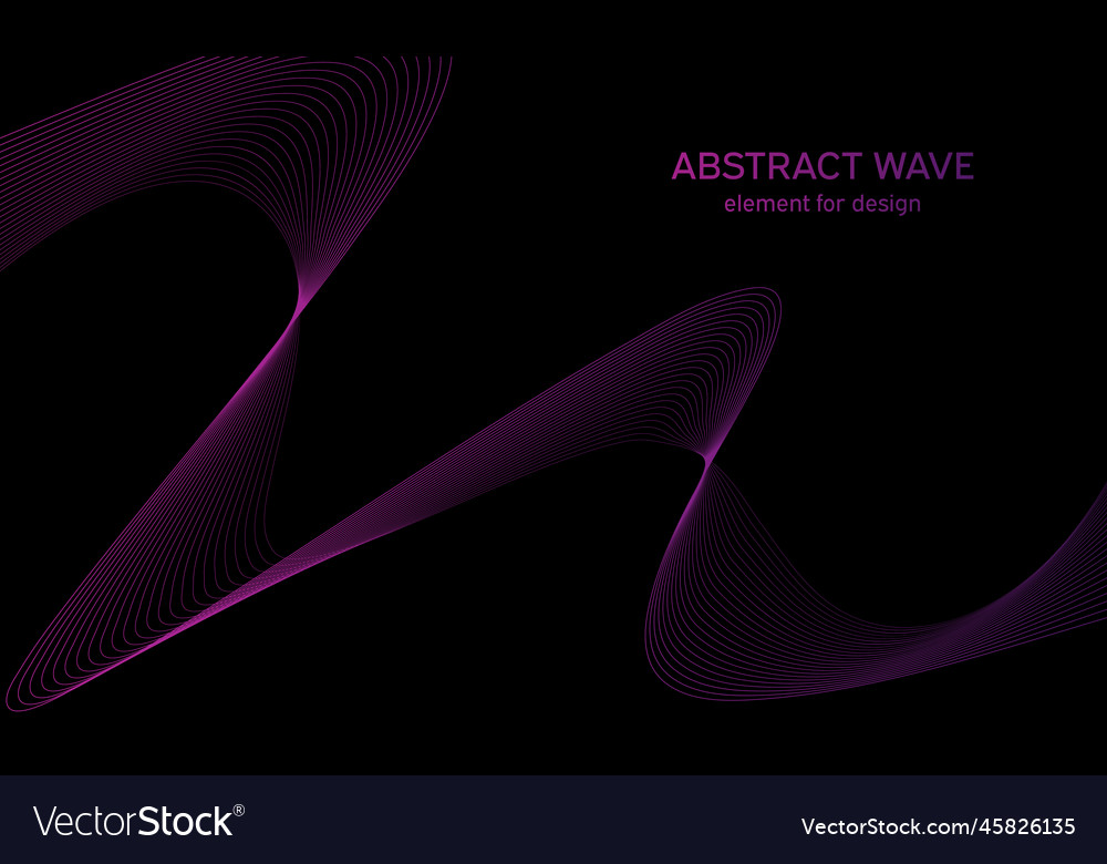Abstract wave element for design digital vector image Abstract wave element for design digital