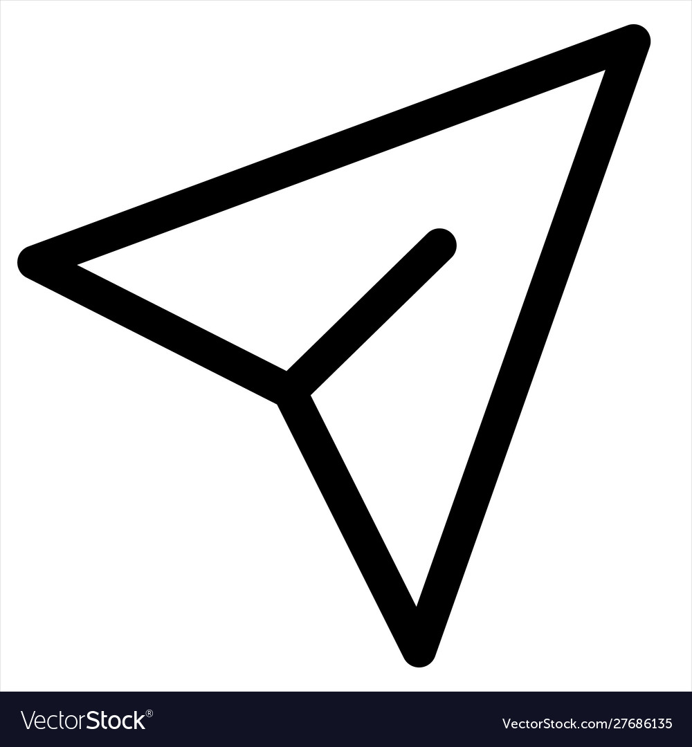 Arrow email mail navigation send icon
