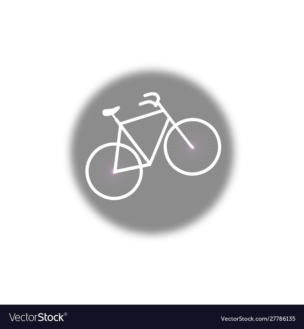 Bike bicycle icon button stock isolated on white