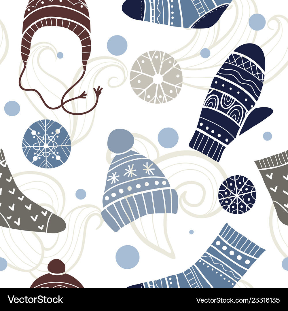 Christmas seamless pattern Royalty Free Vector Image