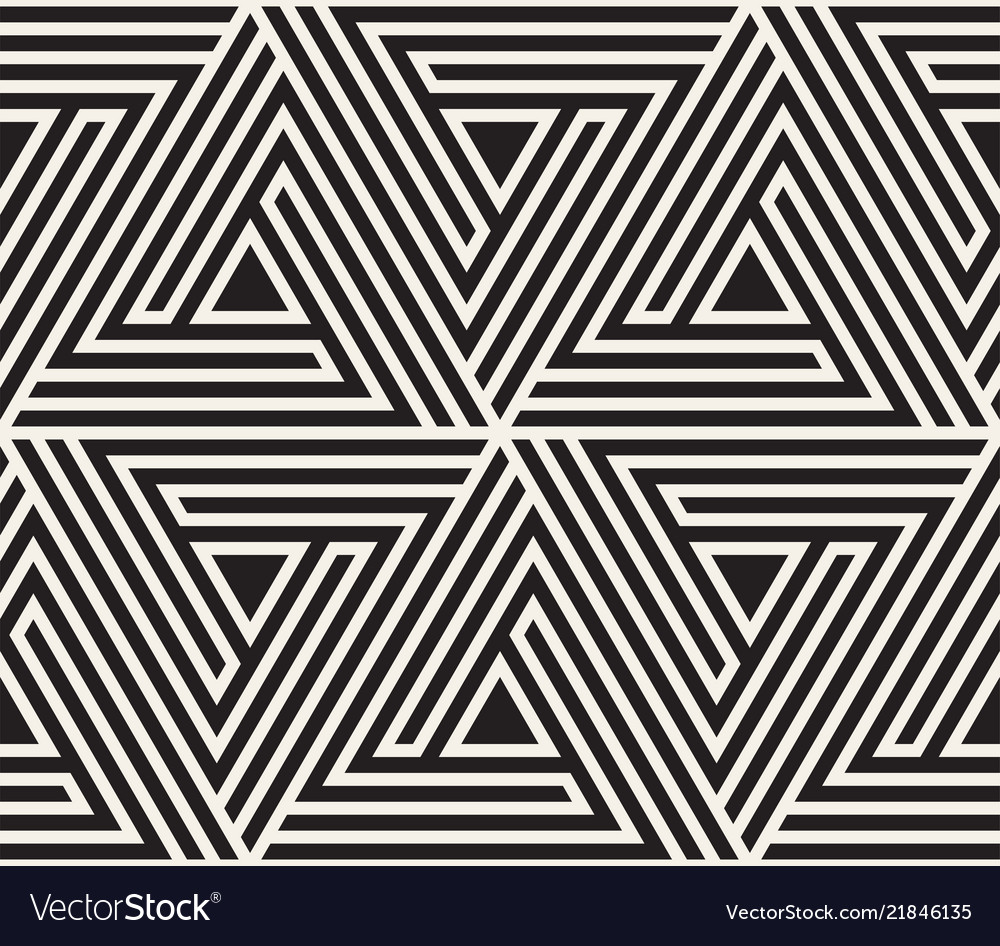Modern Geometric Striped Pattern