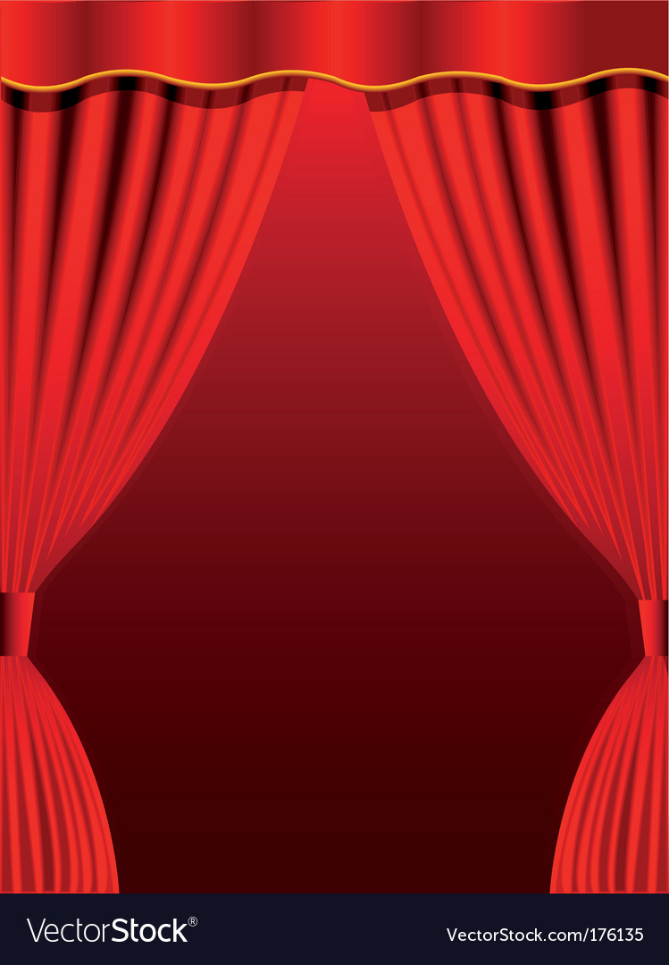 Red curtain