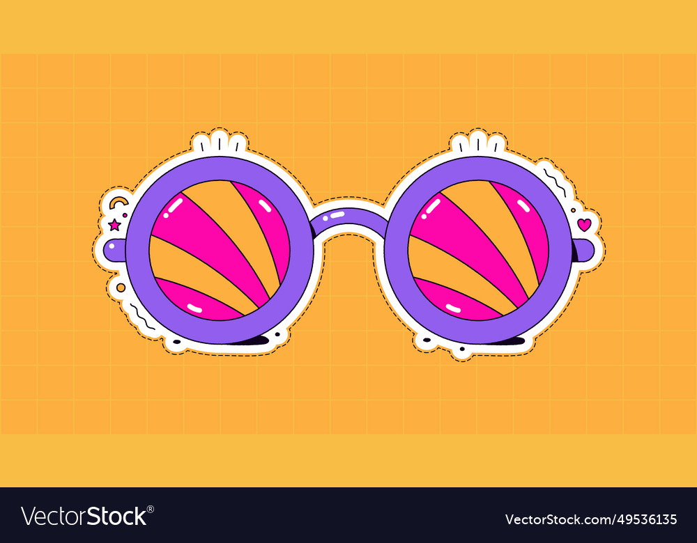 Retro color element