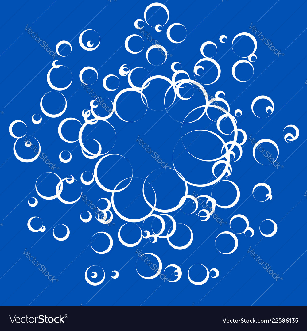 Sparkling background with bubbles abstract