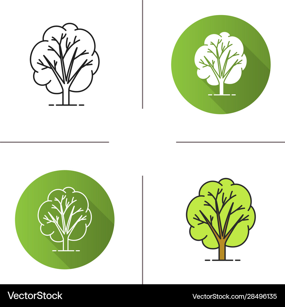 Tree icon Royalty Free Vector Image - VectorStock