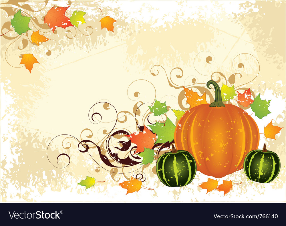 Autumn stationary Royalty Free Vector Image - VectorStock