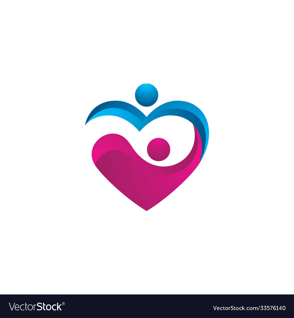 Community care symbol icon Royalty Free Vector Image