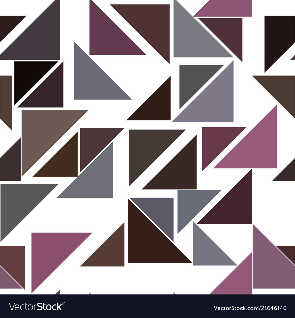 Seamless abstract conceptual geometric triangle Vector Image