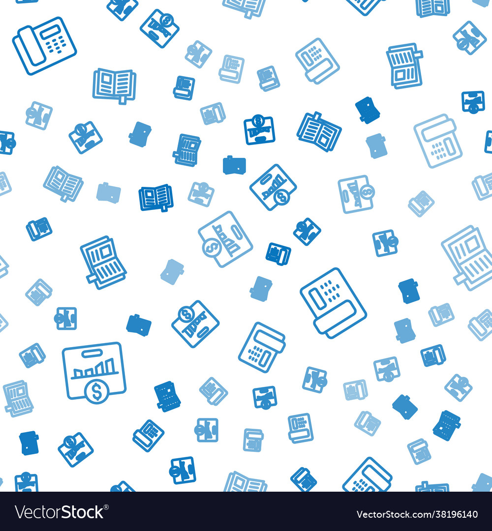 Set line key performance indicator telephone 24 vector image Set line key performance indicator telephone 24
