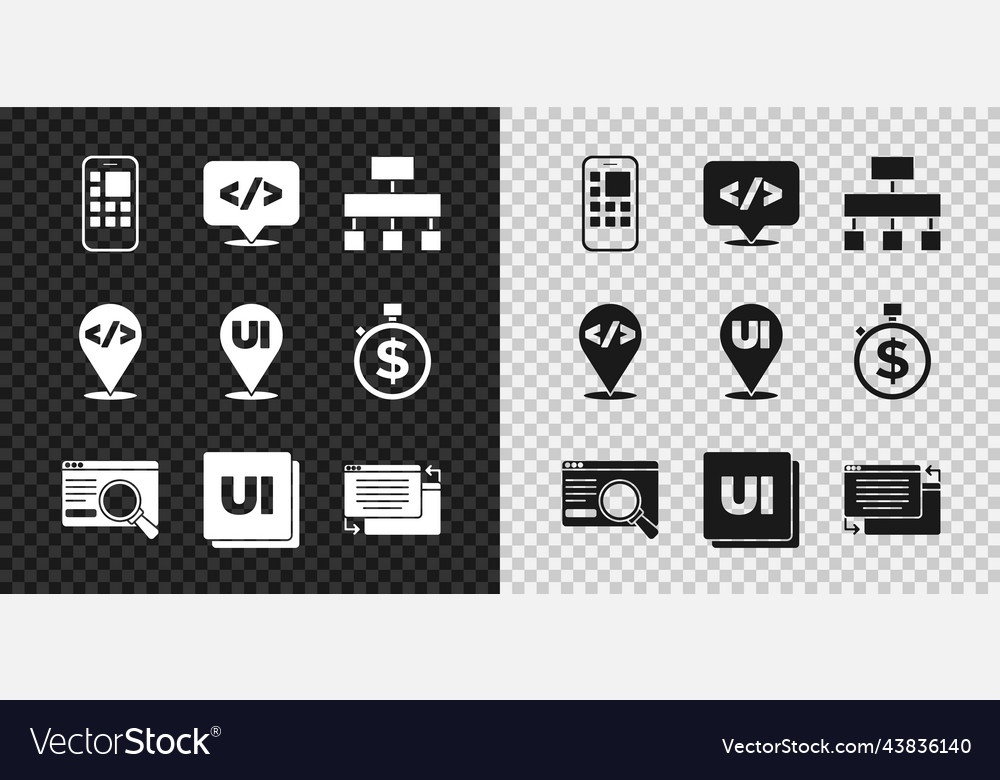Set mobile apps front end development site map