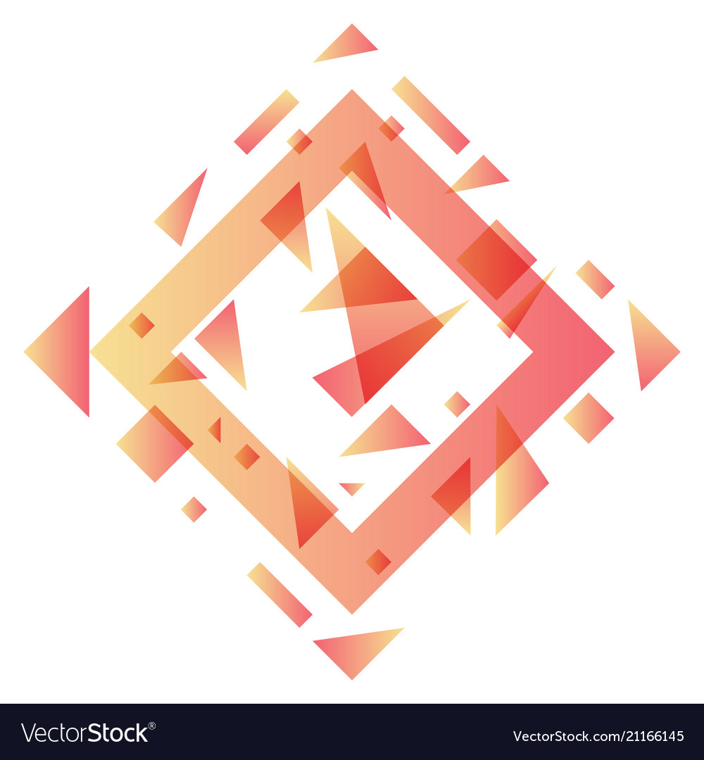 Abstract blurred background with hipster triangles