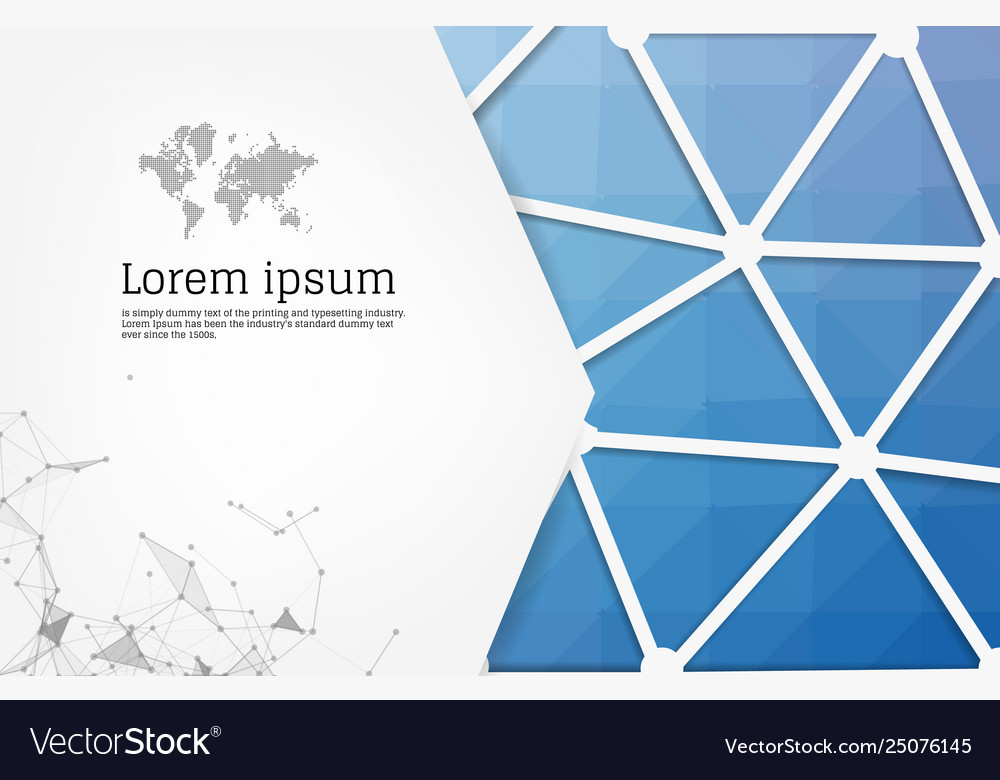 Abstract geometric background modern overlapping vector image Abstract geometric background modern overlapping