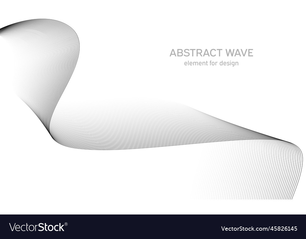 Abstract wave element for design digital vector image Abstract wave element for design digital