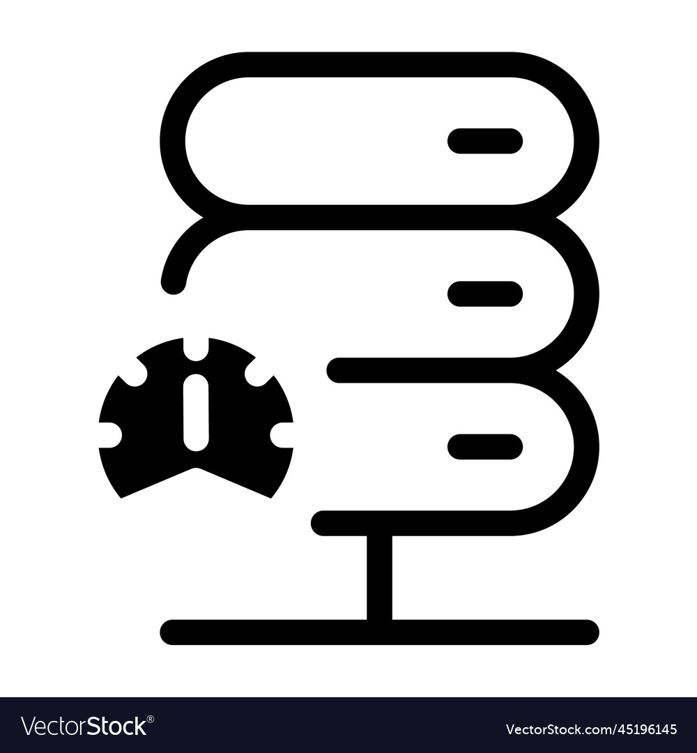 Data and network icon suitable for a wide range Vector Image Data and network icon suitable for a wide range