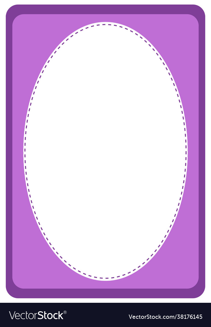 Empty oval shape banner template