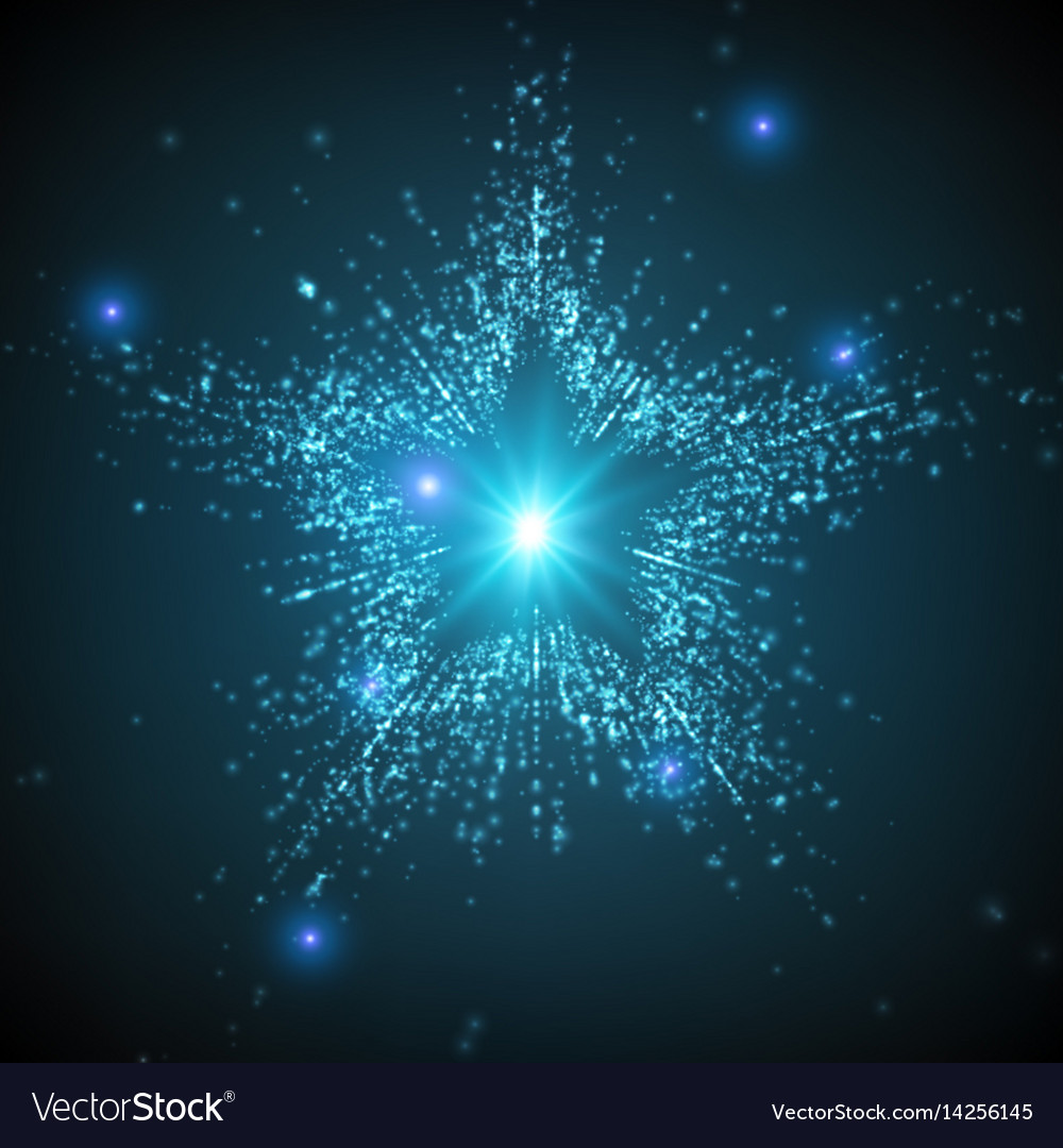 Glowing Particle Explosion