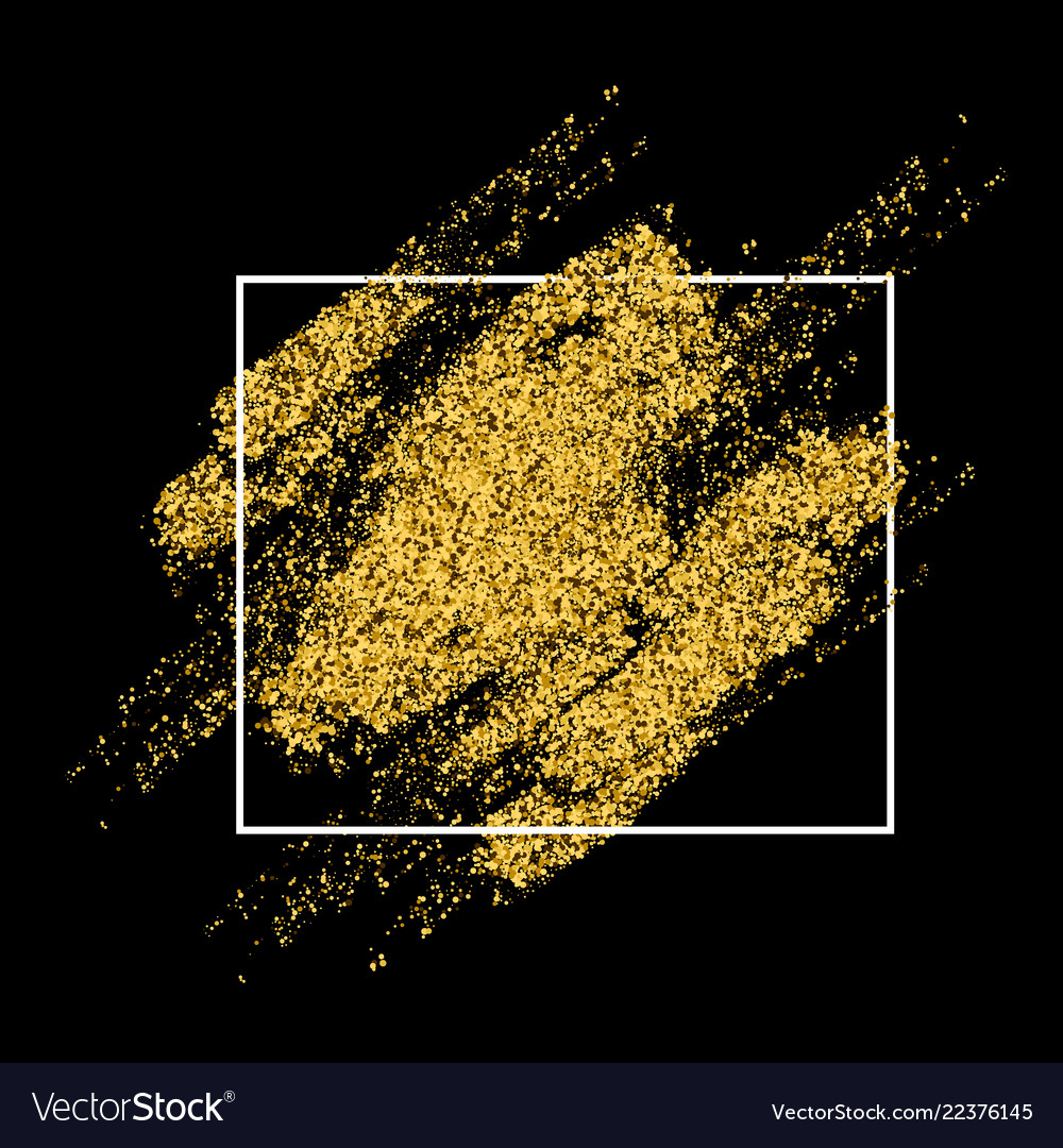 Golden Glitter Sparkle Background