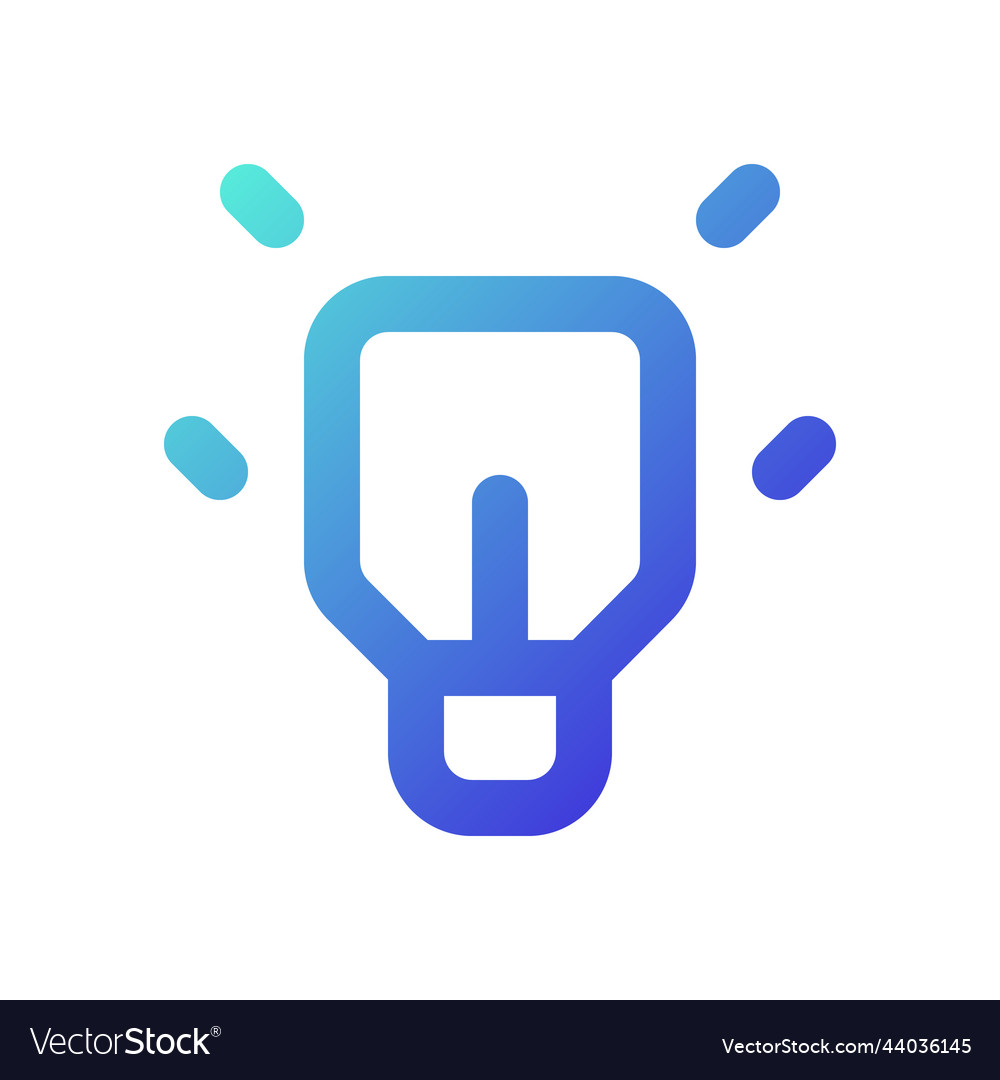 Messenger features pixel perfect gradient linear Vector Image Messenger features pixel perfect gradient linear