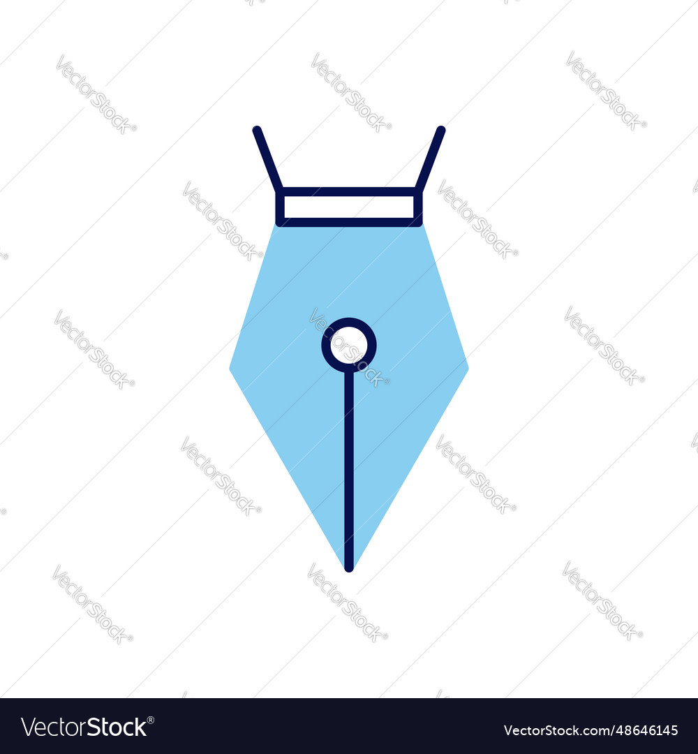 Nib related icon vector image Nib related icon