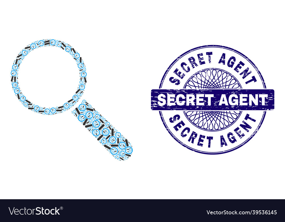 Search tool recursion mosaic of items vector image Search tool recursion mosaic of items