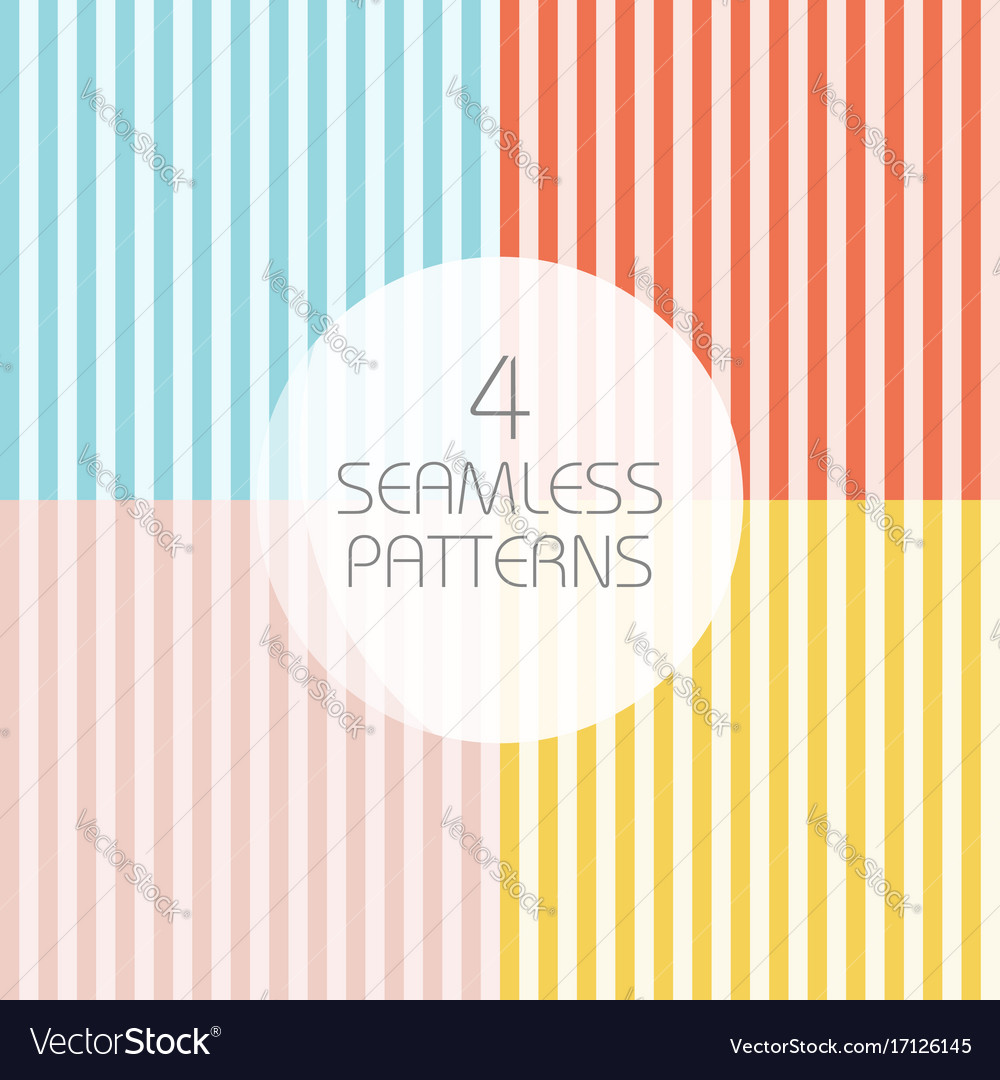 Striped Seamless Patterns Royalty Free Vector Image