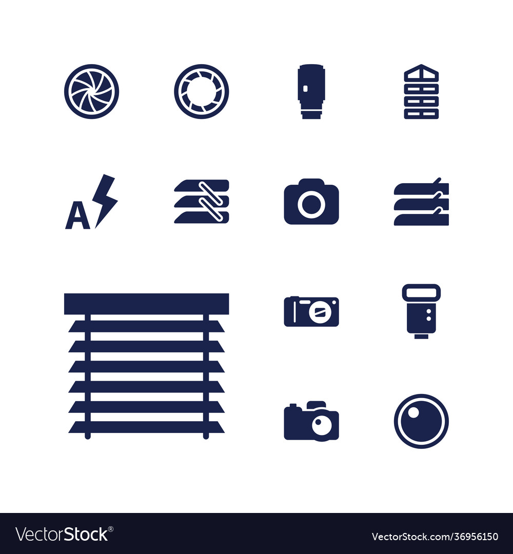 13 shutter icons