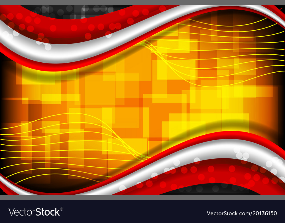 Abstract wavy background with bokeh lights