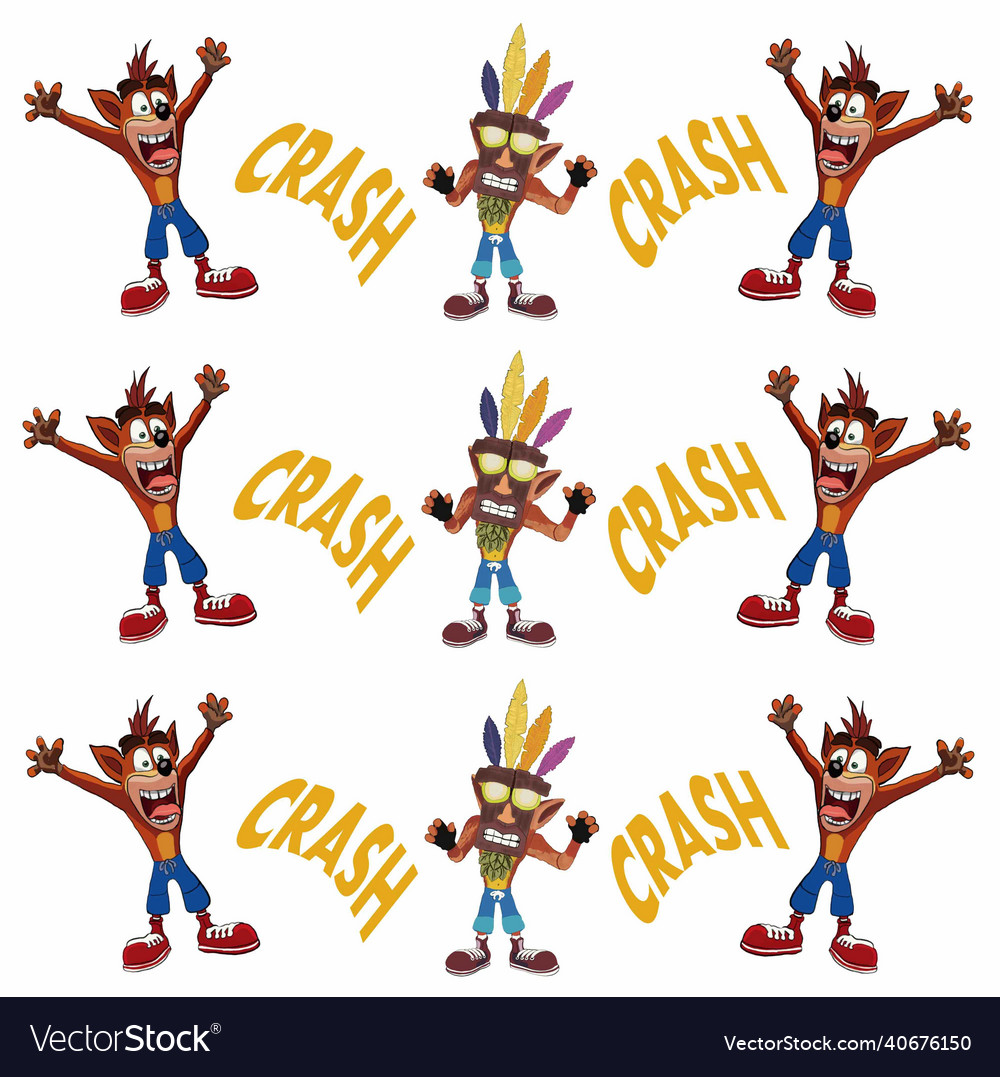 Crash and coco bandicoot for fans of computer game