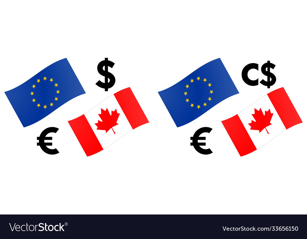 Eurcad forex currency pair eu and canadian flag