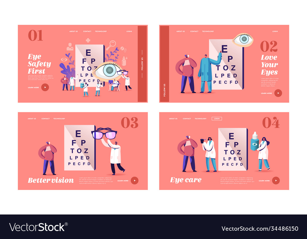 Optician exam for glaucoma treatment landing page