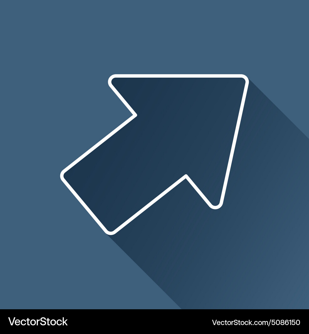 Pointer icon eps10 Royalty Free Vector Image - VectorStock